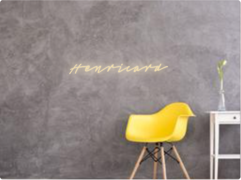 Custom text: Henricard